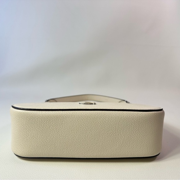 NEW Coach Leather Crossbody Hobo Bag in Chalk - Picture 5 of 12